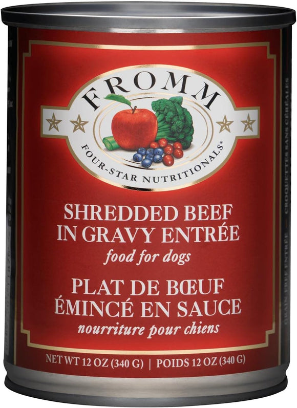 Fromm Four-Star Shredded Beef in Gravy Entrée Dog Food