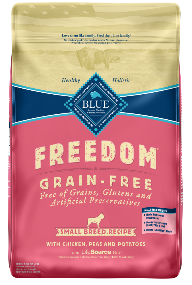 Blue buffalo freedom grain free chicken 2025 recipe small breed adult dog food