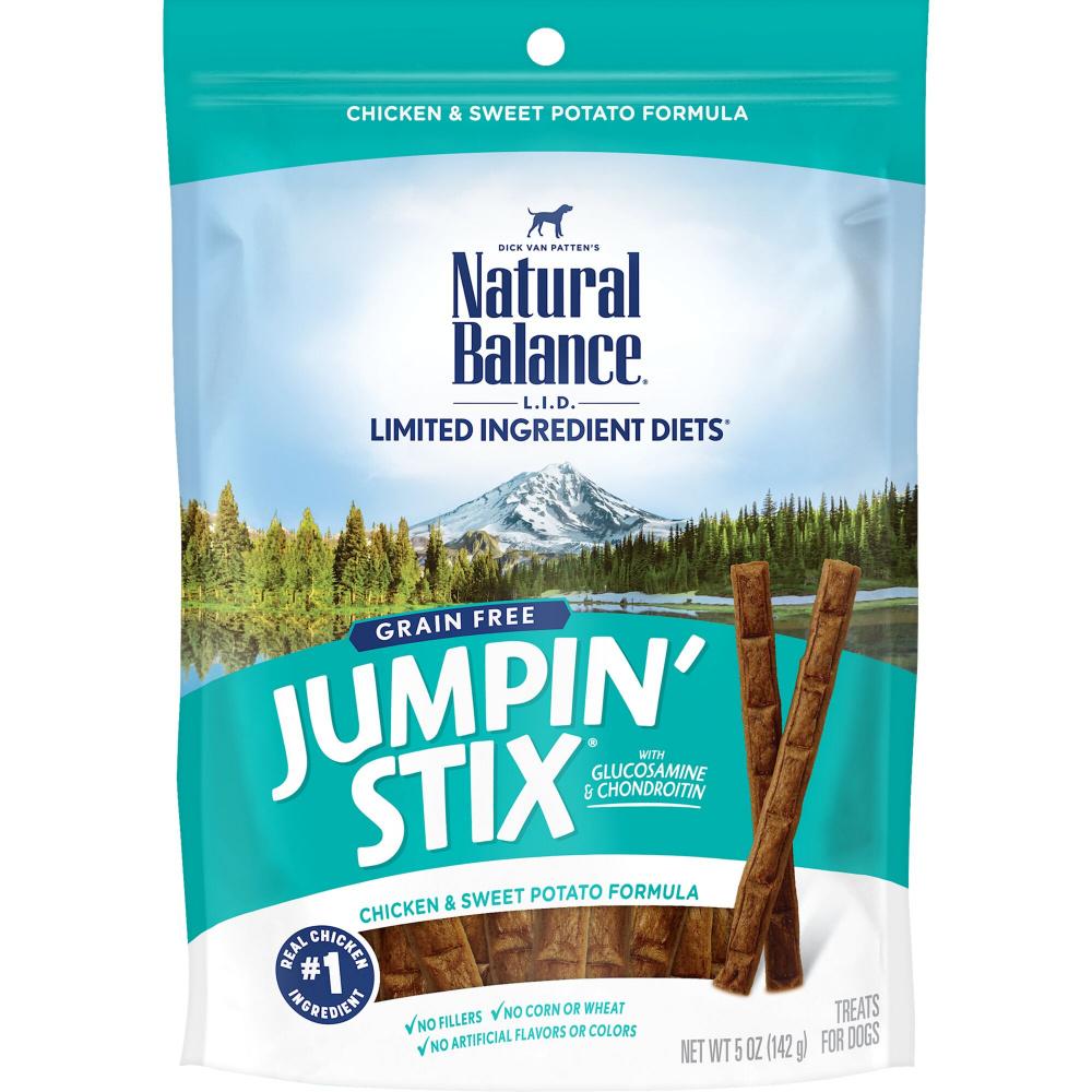 Natural Balance Limited Ingredient Jumpin Stix Chicken Sweet Potato  Formula Dog Treats