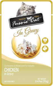 Fussie Cat Premium Pouch Chicken  in Gravy