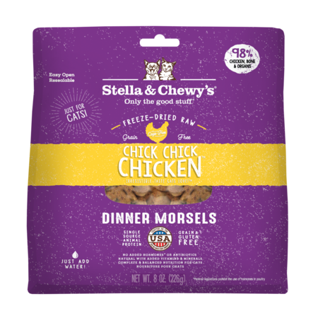 Stella & Chewy Cat Chicken Morsels 8 oz.