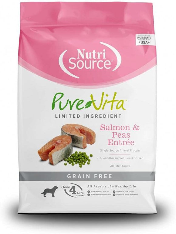 NutriSource PureVita Salmon & Peas Entrée Dog Food