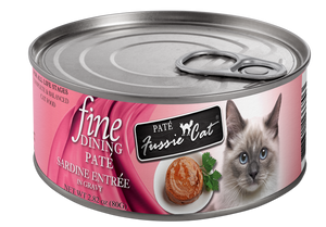 FussieCat Can Fine Dining Pate Sardine Entree in Gravy