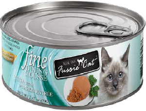 FussieCat Can Fine Dining Mousse Tuna w/Pumpkin Entree in Gravy