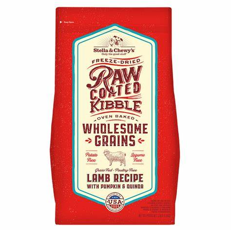 Stella & Chewy's Raw Coated Wholesome Grains Kibble Lamb