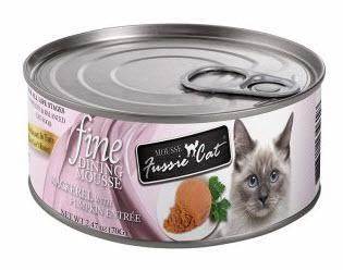 FussieCat Can Fine Dining Mousse Mackerel w/Pumpkin Entree in Gravy