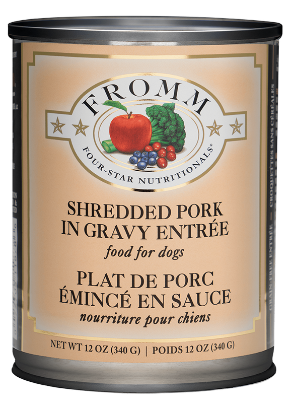 Fromm Four-Star Shredded Pork in Gravy Entrée Dog Food