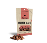 Vital Essentials Freeze Dried Raw Chicken Hearts Dog Treats