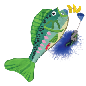 cat's paw fishing lure Kong Wrangler Angler Fish Cat Toy