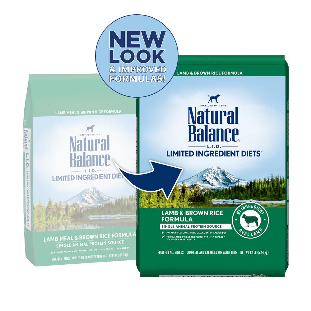 Natural Balance L.I.D. Limited Ingredient Diets Lamb Meal & Brown Rice