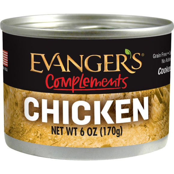 Evanger's Grain Free Chicken For Dogs & Cats 6 Oz