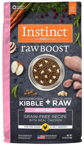 Nature's Variety Instinct Raw Boost Toy Breed Grain Free Recipe with Real Chicken Natural Dry Dog Food