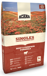 ACANA Singles Limited Ingredient Diet Grain Free Beef & Pumpkin Dry Dog Food