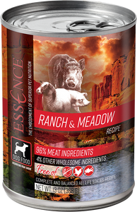 Essence Grain Free Ranch & Meadow Recipe Canned Dog Food