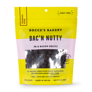 Bocce's Bakery Every Day Bac'n Nutty Training Bites Dog Treats
