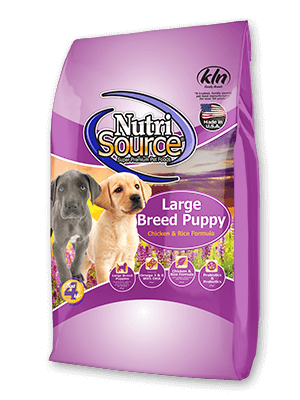 NutriSource Large Breed Grain Inclusive Puppy Recipe with Chicken & Rice Dry Dog Food