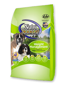 NutriSource Weight Management Recipe Dog Food Grain In