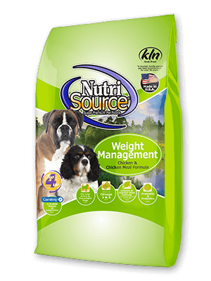 NutriSource Weight Management Recipe Dog Food Grain In