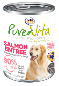 NutriSource PureVita Salmon Grain-Free Wet Canned Dog Food