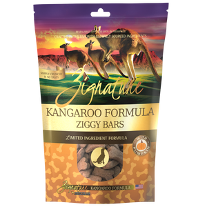 Zignature Ziggy Bars Kangaroo Formula Dog Treats