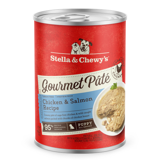 Stella & Chewy's Gourmet Pâté Puppy Chicken & Salmon Recipe